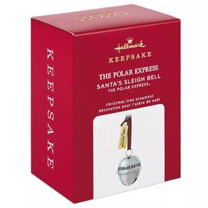 New! Polar Express Santa's Sleigh Bell 2020 Hallmark Keepsake Christmas Ornament